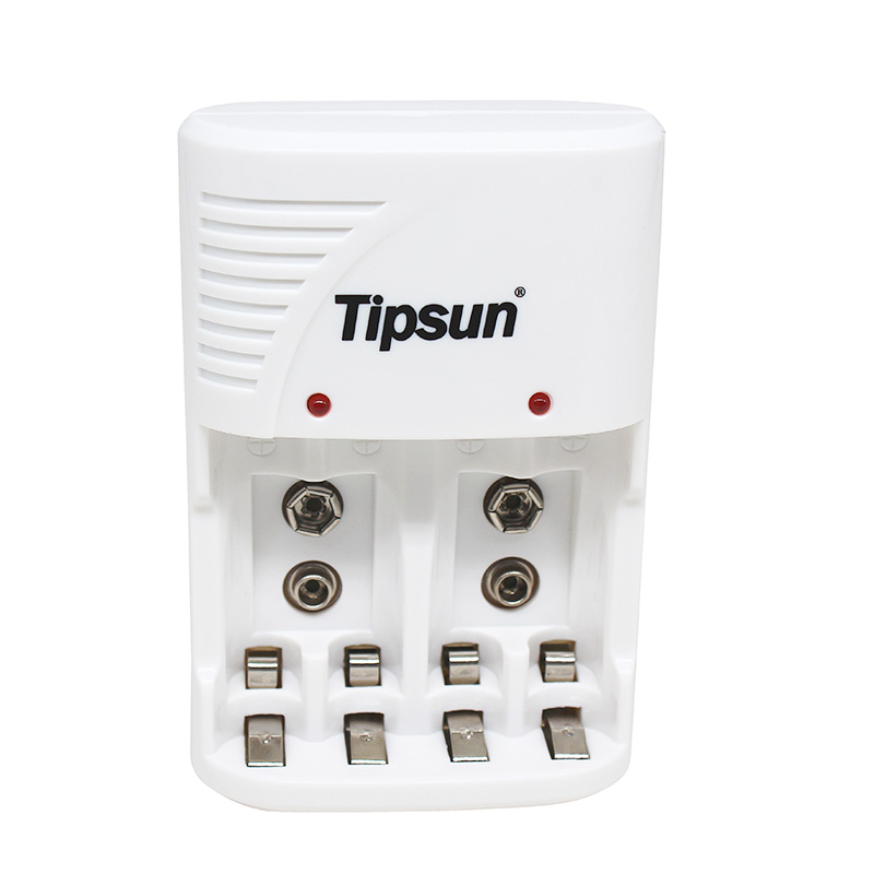 Tipsun AA/AAA/9V rechargeable ni-mh aa battery charger